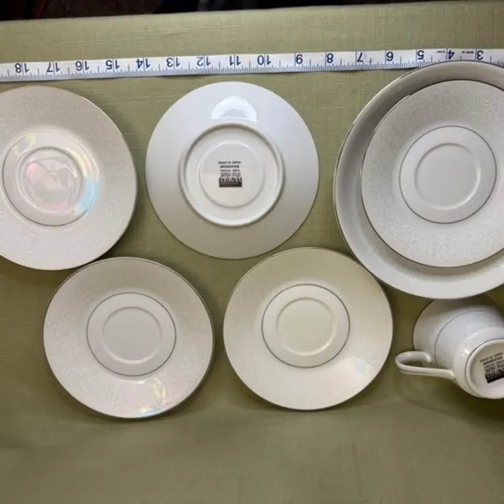 Montgomery ward style house fine china plates and tea cup